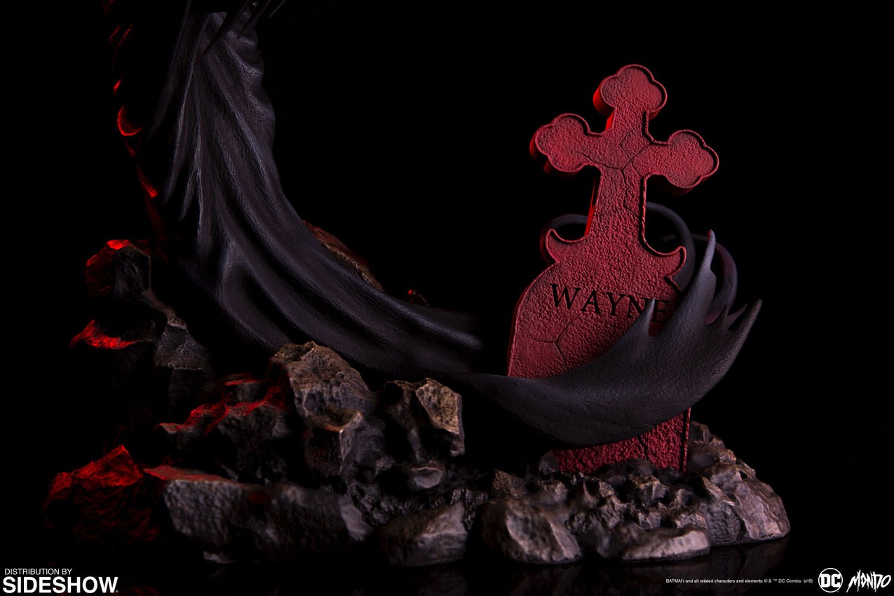 DC Comics Batman Red Rain Statues - Prototype Shown View 3
