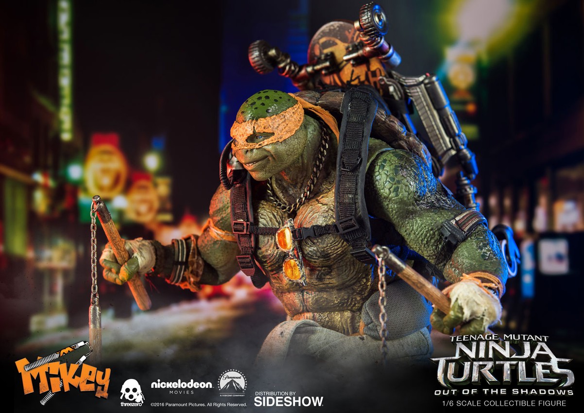 TMNT Michelangelo Sixth Scale Figure by Threezero | Sideshow Collectibles, image size:1202x850