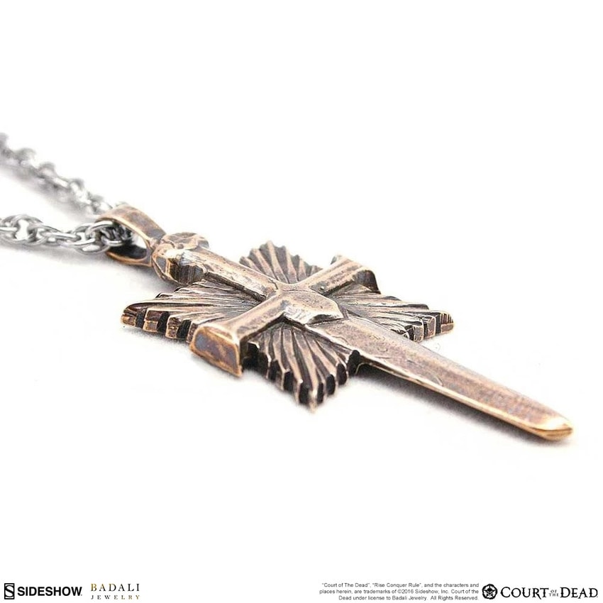 Court of the Dead Shard's Crest Pendant Necklace Jewelry - Prototype Shown View 2