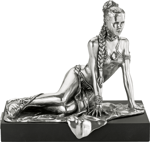 Star Wars Princess Leia Figurine Pewter Collectible - Prototype Shown View 6