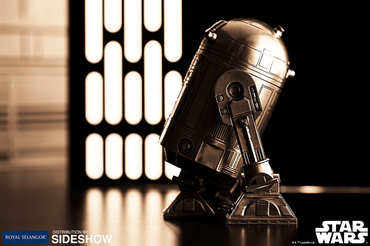 Star Wars R2-D2 Canister Pewter Collectible by Royal Selango