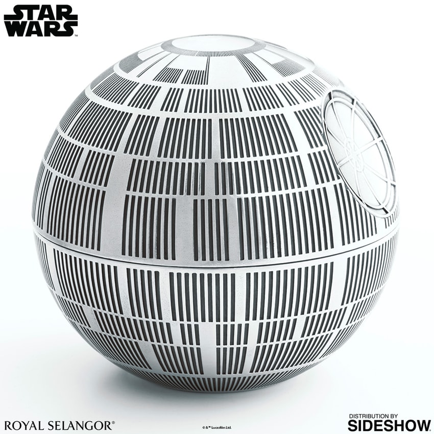 Star Wars Death Star Trinket Box Pewter Collectible - Prototype Shown View 2