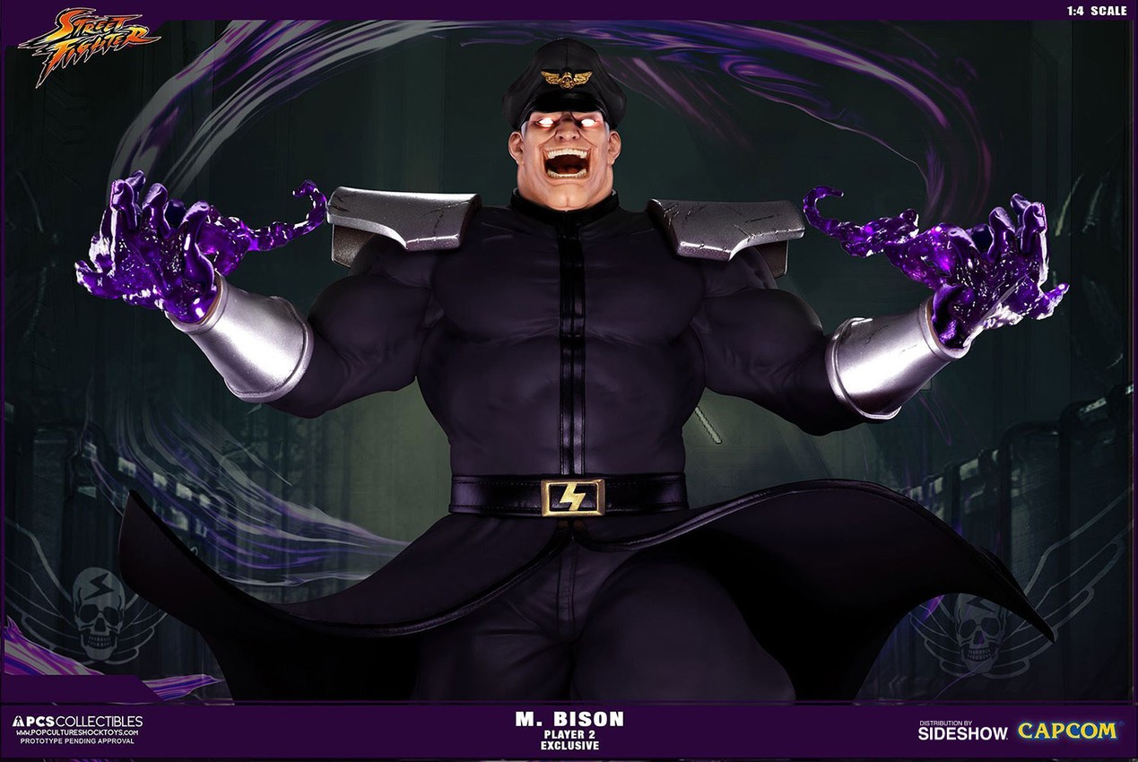 Street Fighter M Bison Player 2 Statues  Exclusive Edition  View 6
