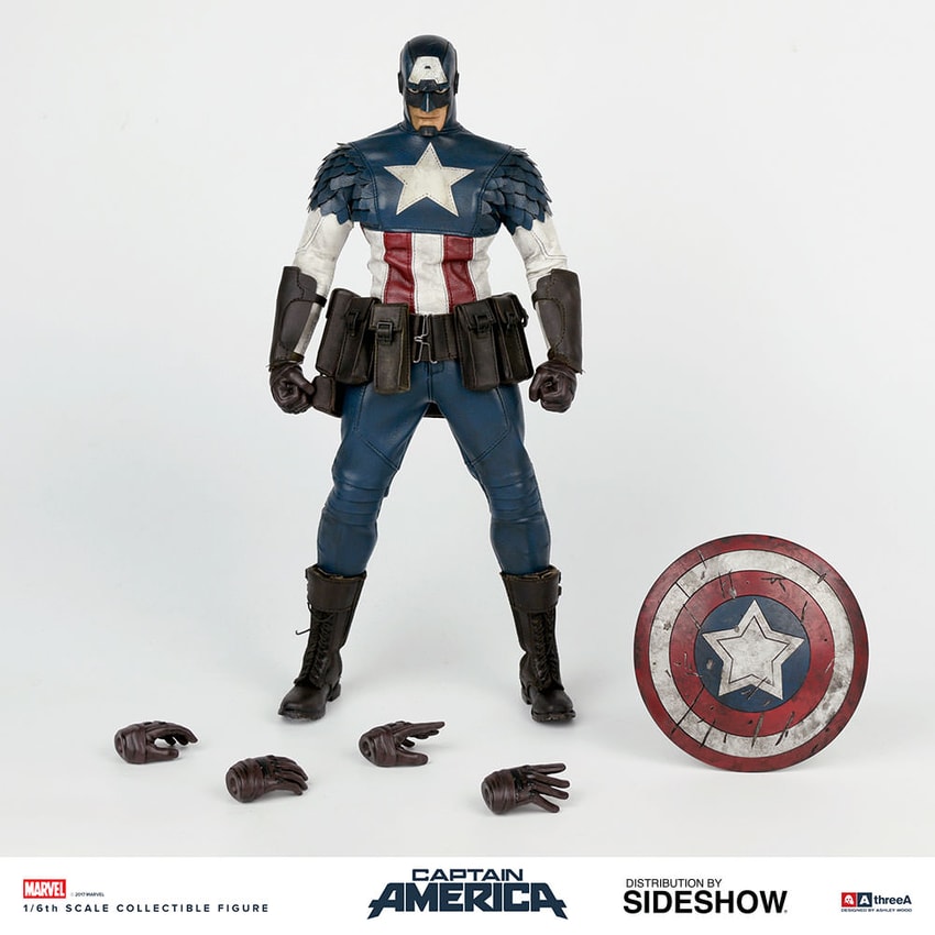 Marvel Captain America Sixth Scale Figure by ThreeA Toys