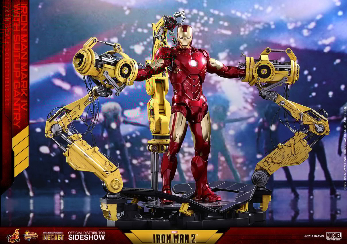 Iron Man Mark IV Suit Up Gantry by Hot Toys Sideshow Collectibles