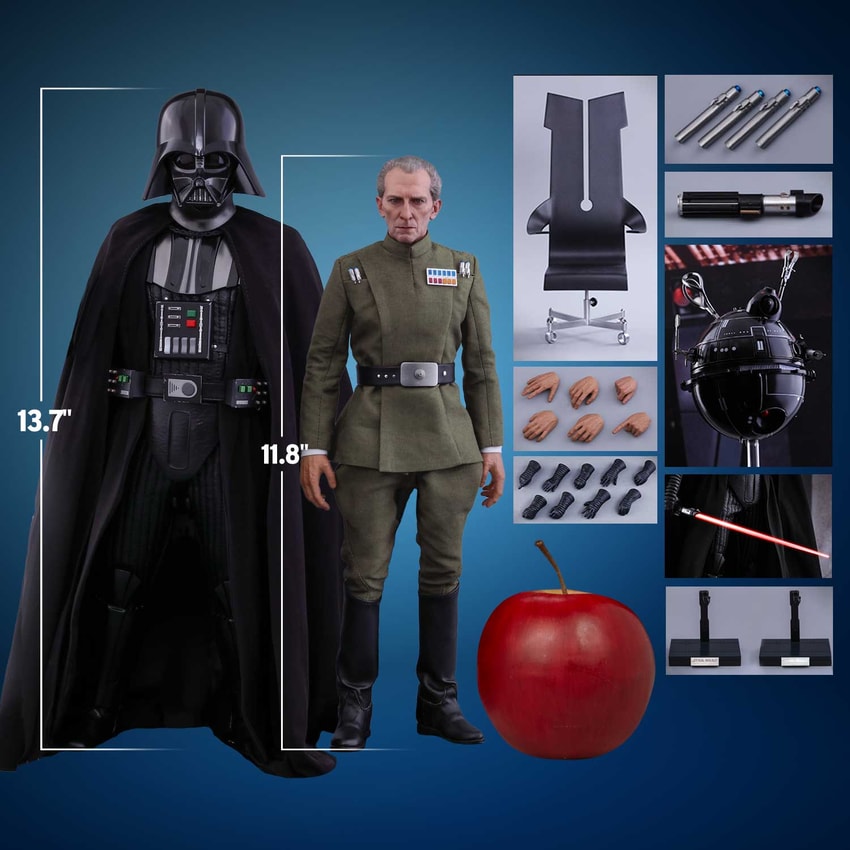 Star Wars Grand Moff Tarkin and Darth Vader Sixth Scale Figu