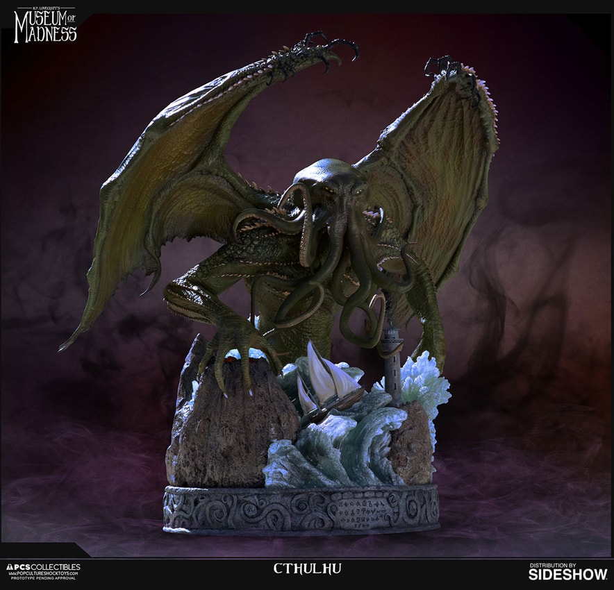 H.P. Lovecraft Cthulhu Statues - Prototype Shown View 4