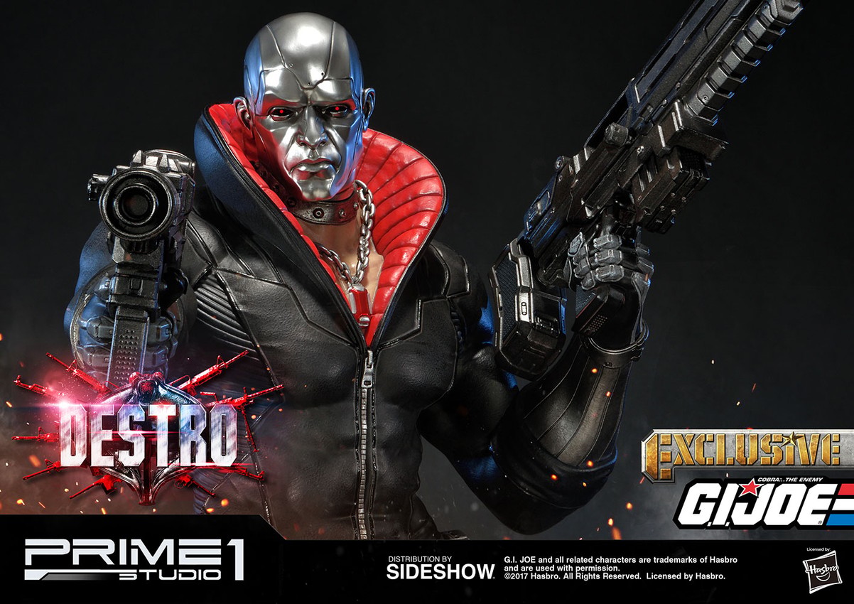 G.I. Joe Destro Statues  Exclusive Edition - Prototype Shown View 3