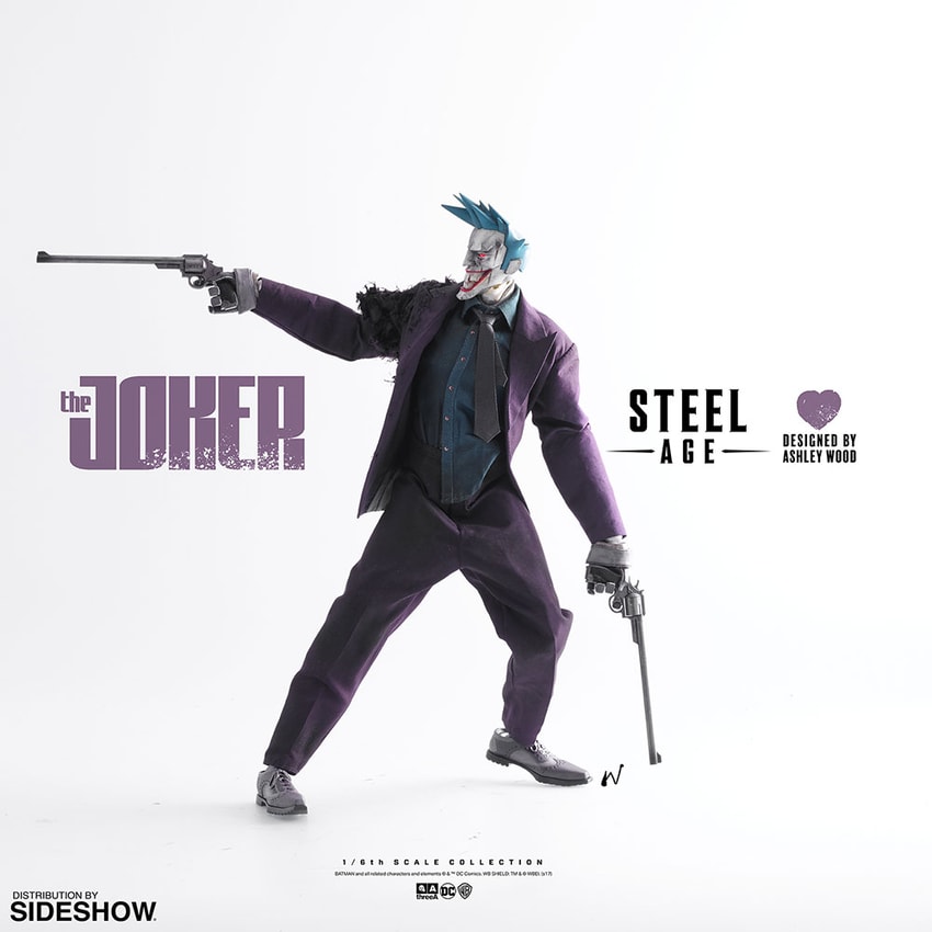 送料無料 ギフト DC Comics Toys ThreeA by Figure Scale Sixth Joker The ダーツ
