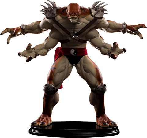 Mortal Kombat Kintaro Statues - Prototype Shown View 6
