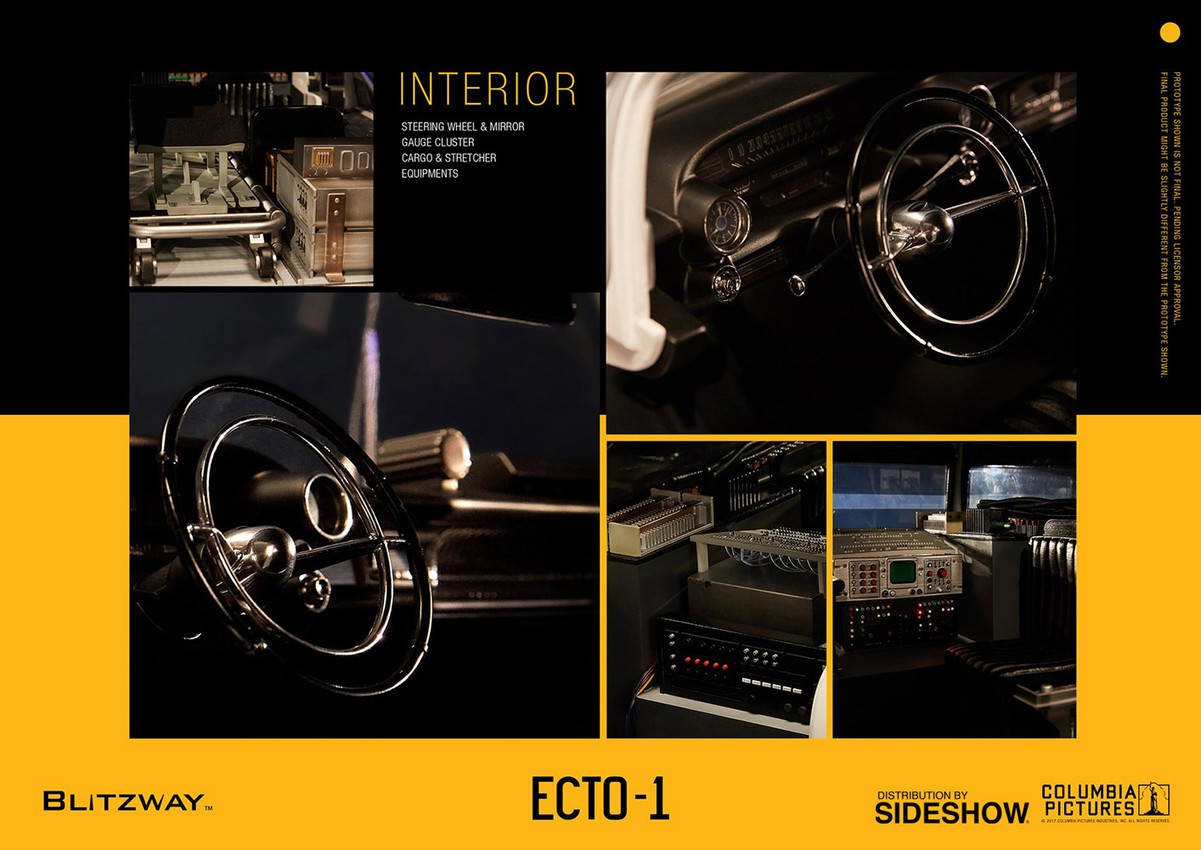 Ghostbusters ECTO-1 Ghostbusters 1984 Sixth Scale Figure Accessory - Prototype Shown View 3