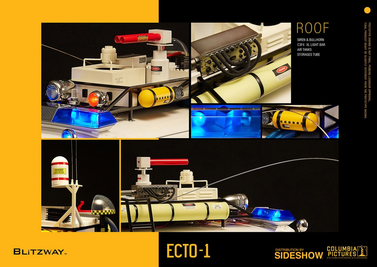 Ghostbusters ECTO-1 Ghostbusters 1984 Sixth Scale Figure Accessory - Prototype Shown View 4
