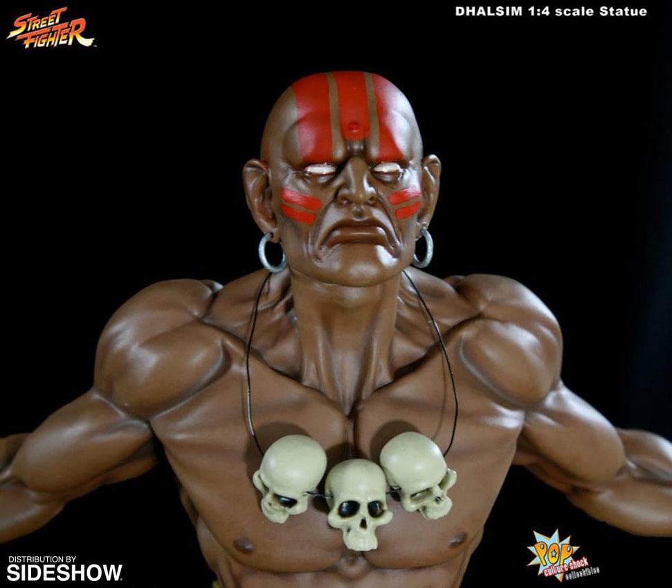 Street Fighter Dhalsim Statues - Prototype Shown View 2