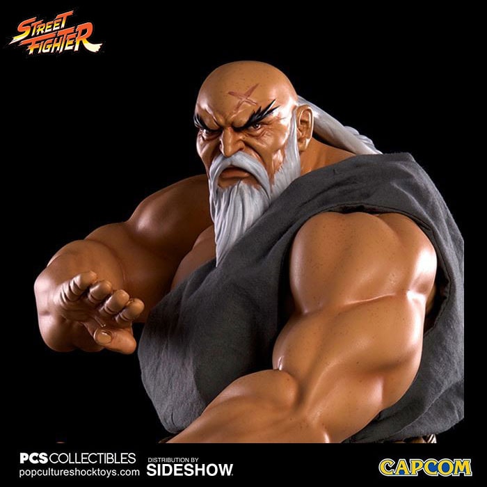 Street Fighter Gouken Statues - Prototype Shown View 2