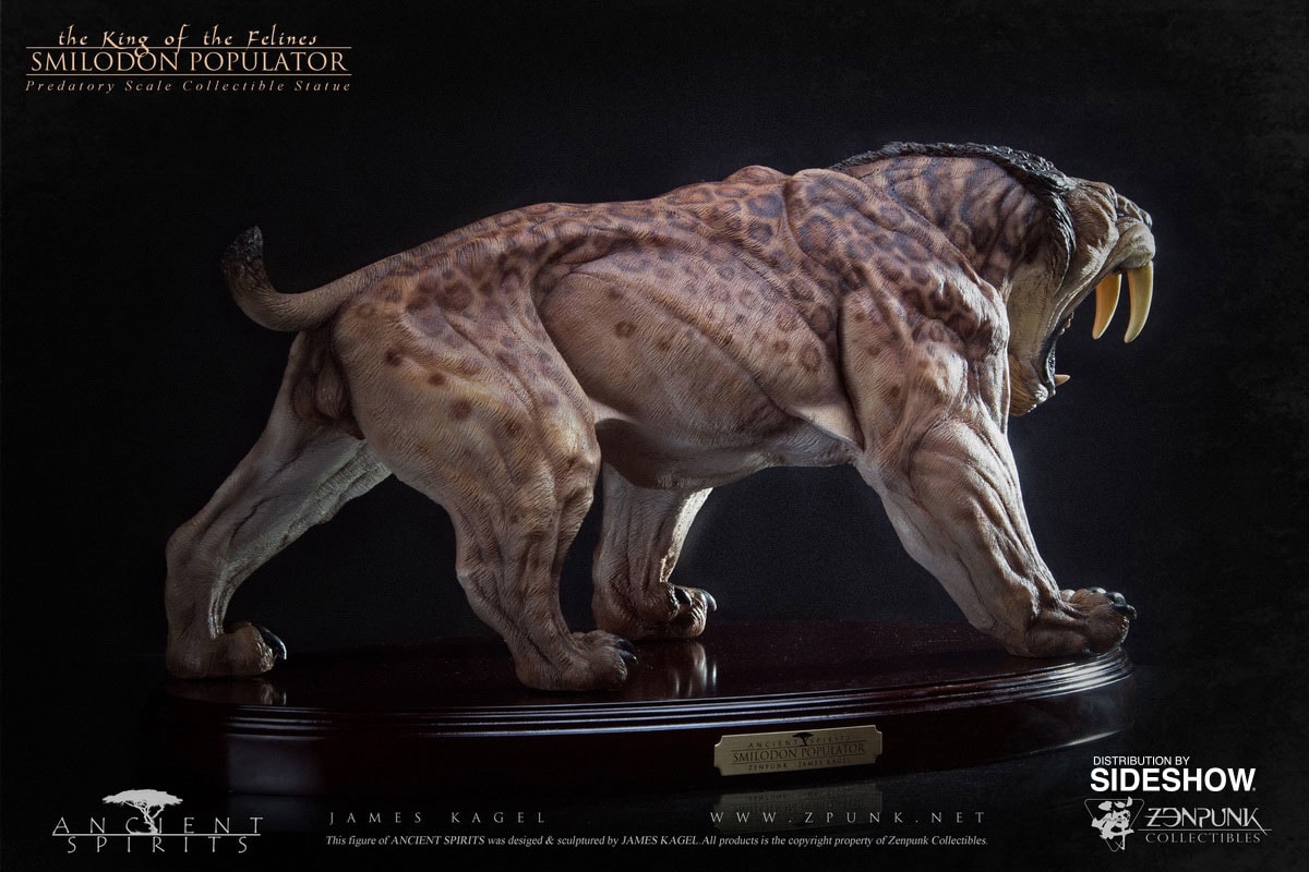 James Kagel Smilodon Populator Statues  Collector Edition - Prototype Shown View 6