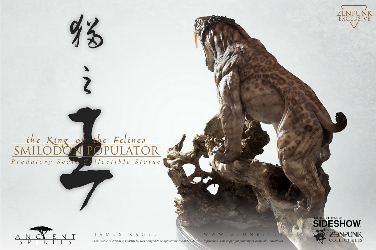James Kagel Smilodon Populator - Tree Root Statues  Exclusive Edition - Prototype Shown View 5