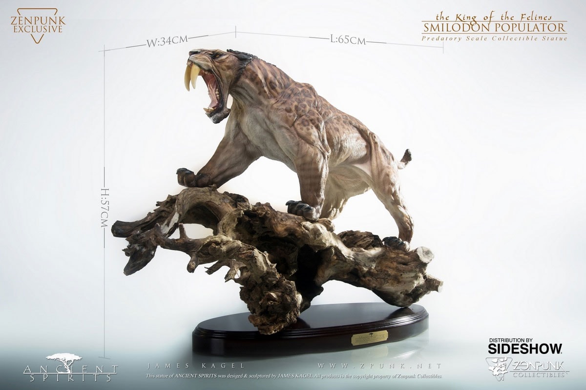 James Kagel Smilodon Populator - Tree Root Statues  Exclusive Edition - Prototype Shown View 6