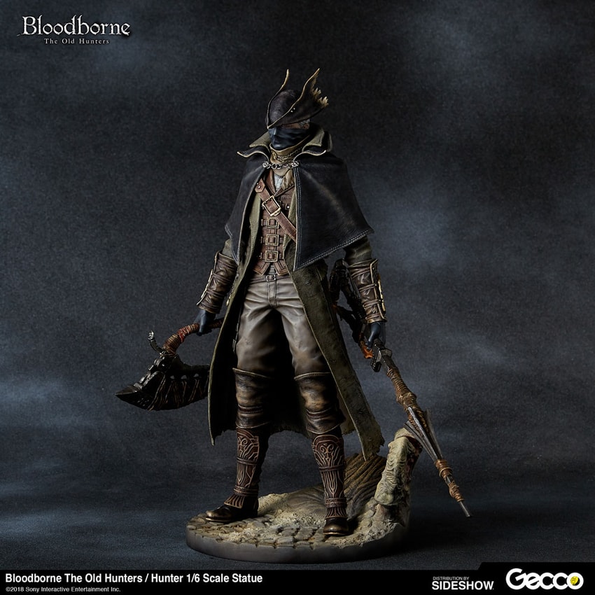 Bloodborne: The Old Hunters Hunter Statues - Prototype Shown View 2
