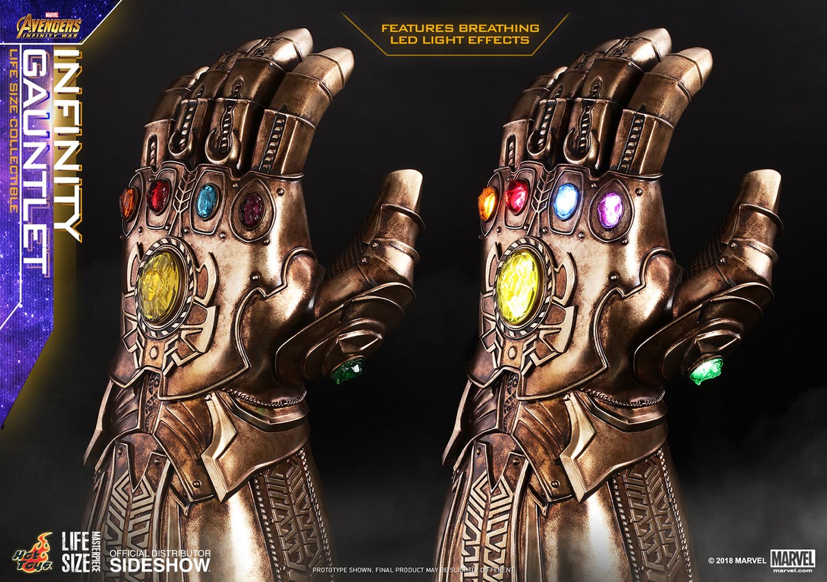 Hot Toys Marvel Infinity Gauntlet Replica Sideshow Collectibles