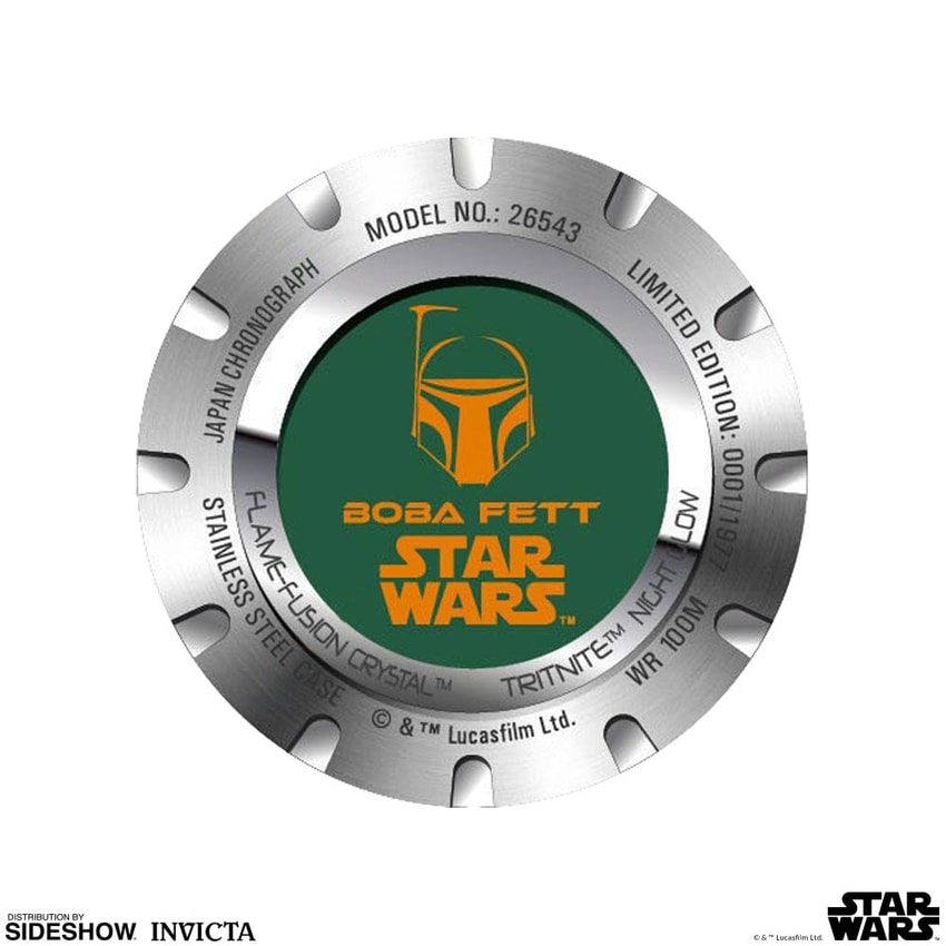 Star Wars Boba Fett Watch - Model 26543 Jewelry - Prototype Shown View 2