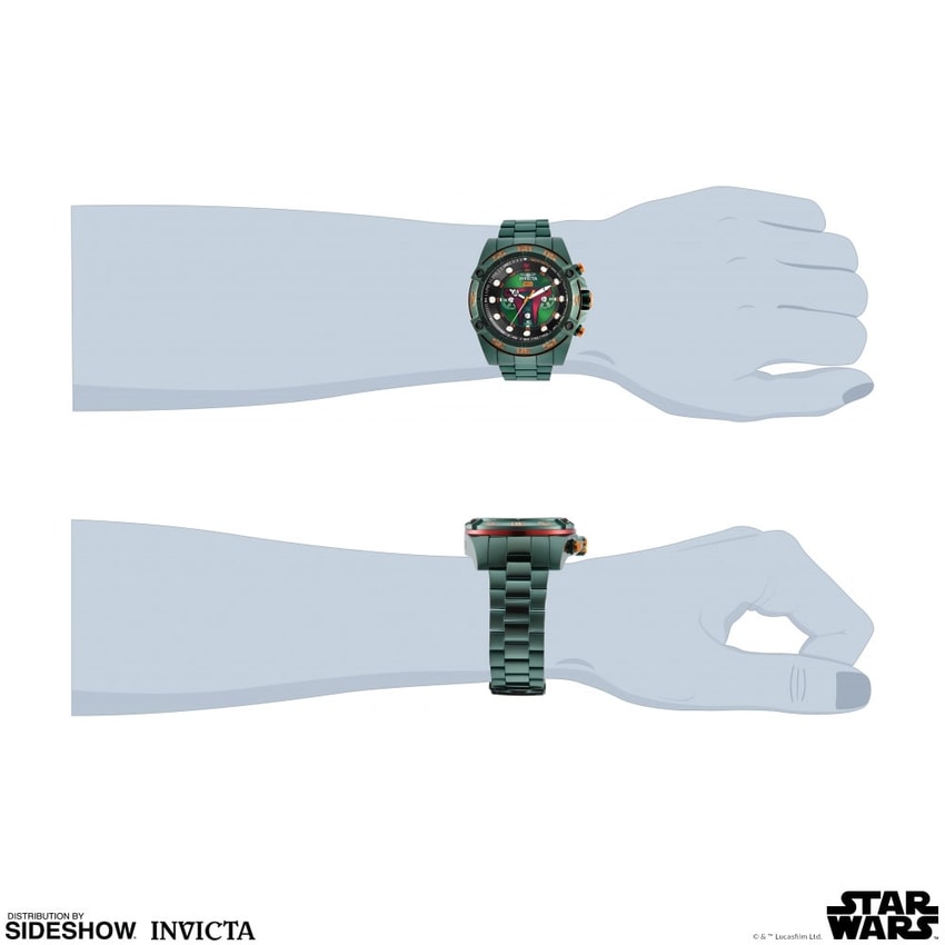 Star Wars Boba Fett Watch - Model 26544 Jewelry - Prototype Shown View 6