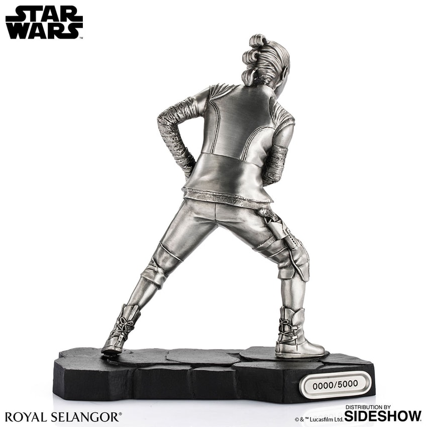 Star Wars Rey Figurine Pewter Collectible - Prototype Shown View 5