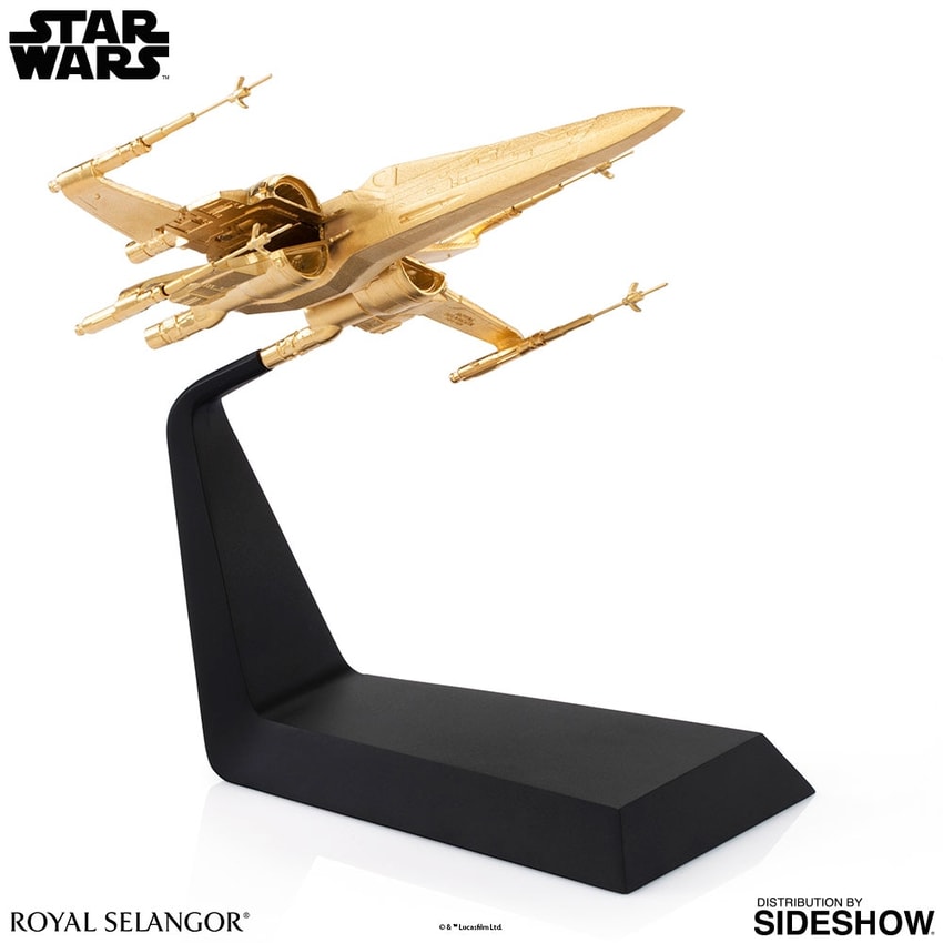 Star Wars Gilt X-Wing Starfighter Scaled Replica - Prototype Shown View 2