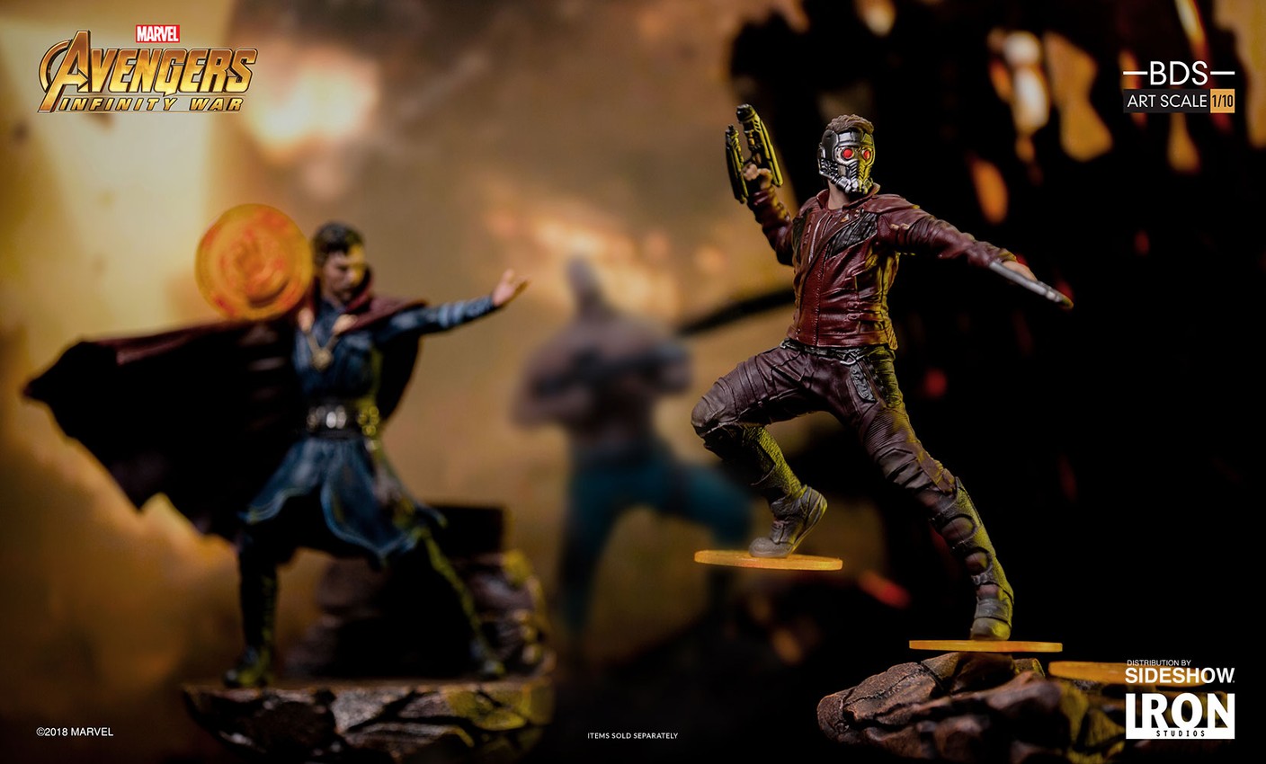 スターロード　フィギュア　iron studios Marvel Star-Lord Statue by Iron Studios | Sideshow Collectibles