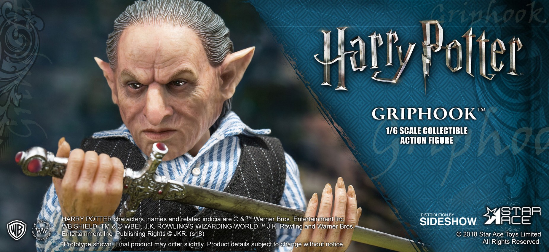 Harry Potter Griphook Sixth Scale Figure - Prototype Shown View 1