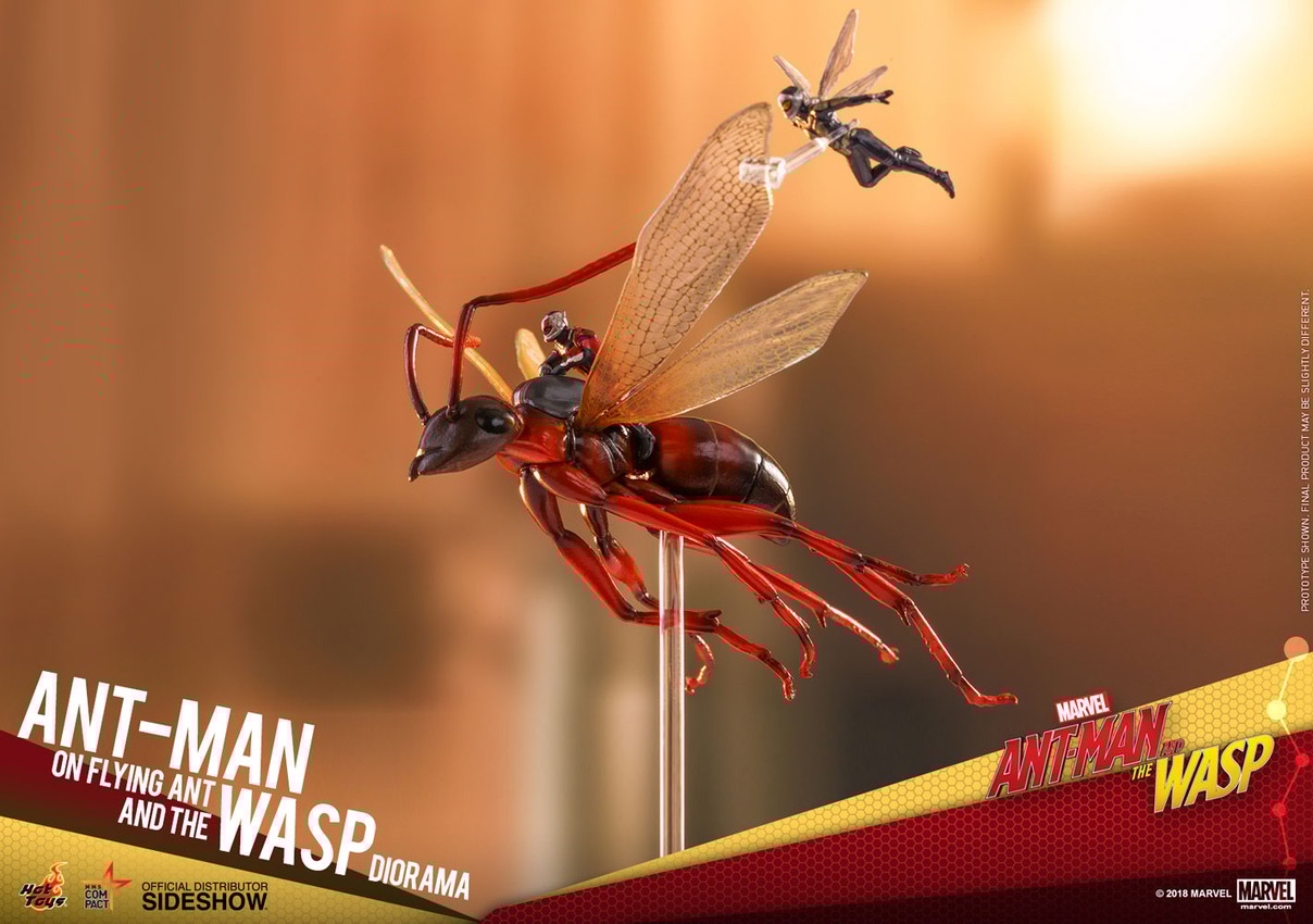 Marvel Ant Man on Flying Ant and the Wasp Diorama by Hot Toy