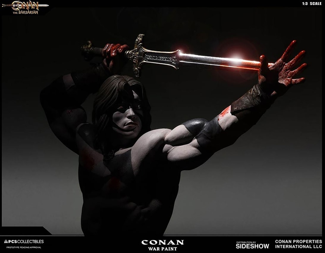 Conan Conan the Barbarian War Paint Statues  Exclusive Edition - Prototype Shown View 5