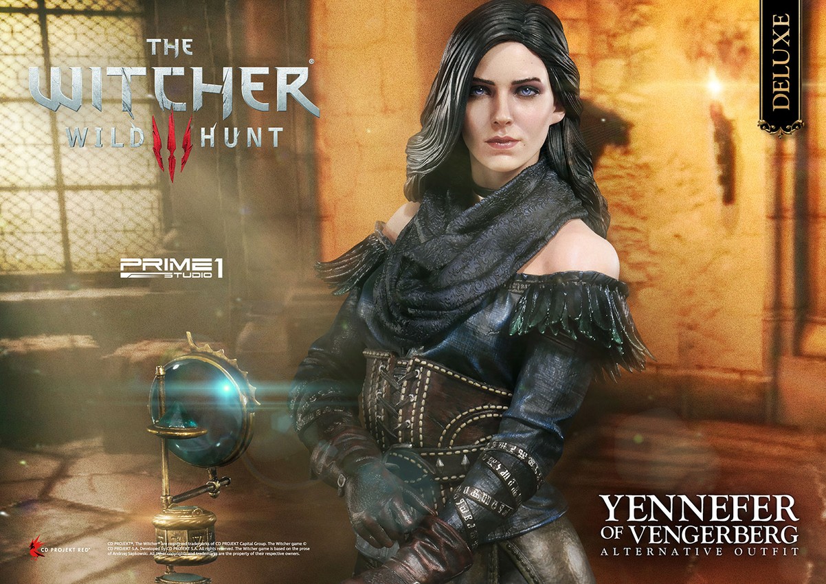 The Witcher 3: Wild Hunt Yennefer of Vengerberg Alternative Outfit (Deluxe Version) Statues - Prototype Shown View 1