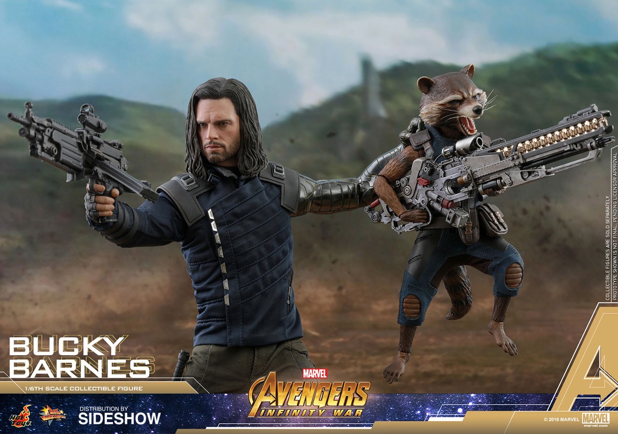 Bucky Barnes Infinity War Figure by Hot Toys | Sideshow Collectibles