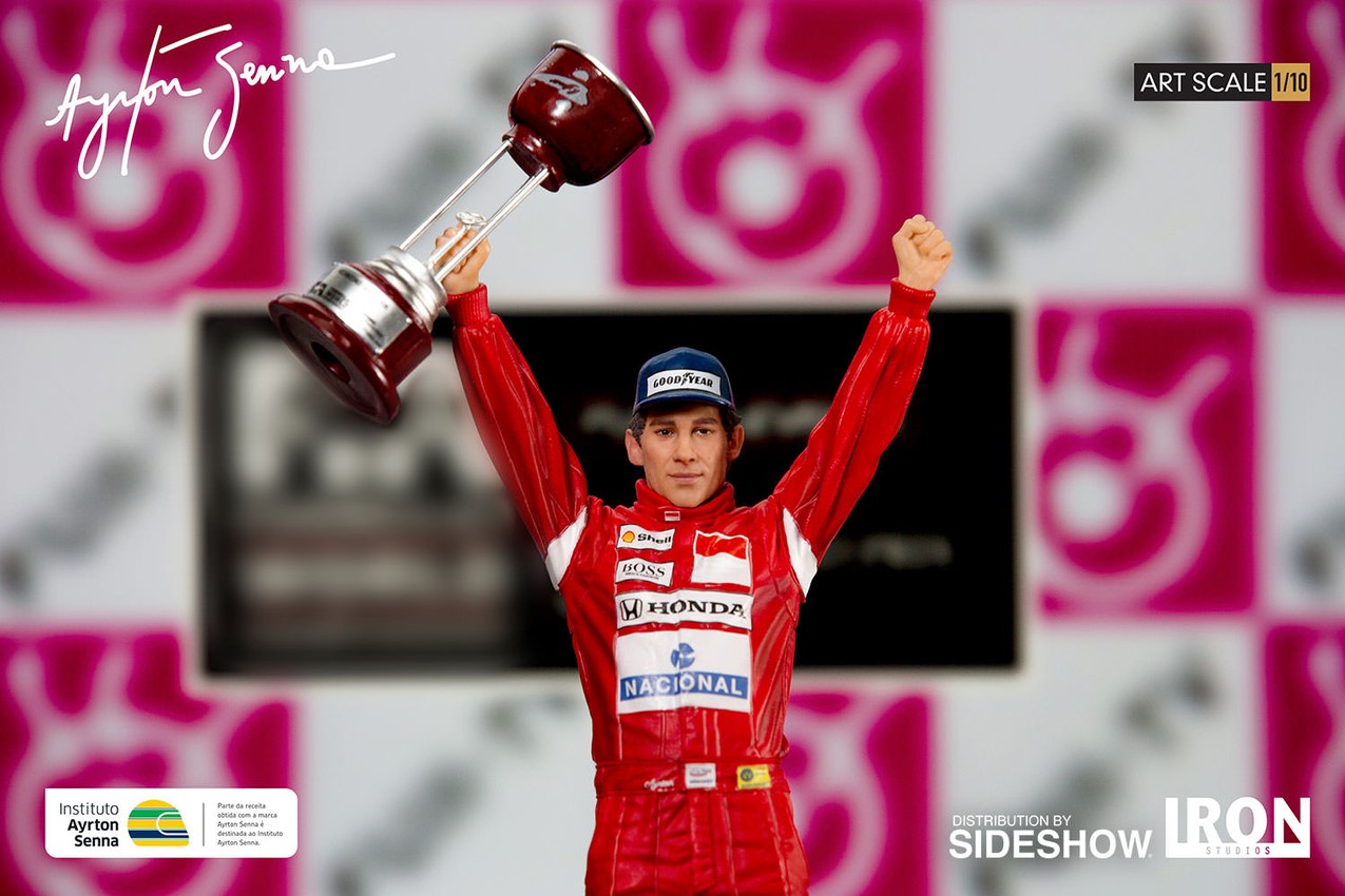 Ayrton Senna 1988 Japan GP Statue by Iron Studios | Sideshow
