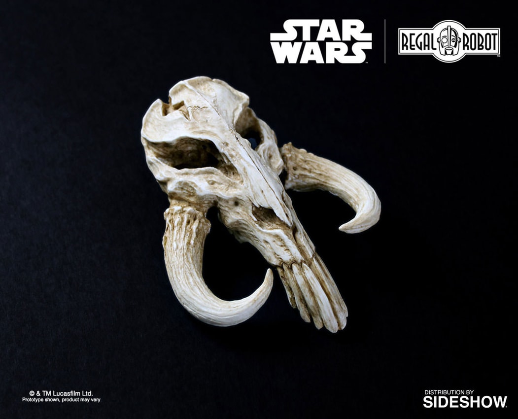 Mandalorian Skull Mini Sculpture- Prototype Shown View 3