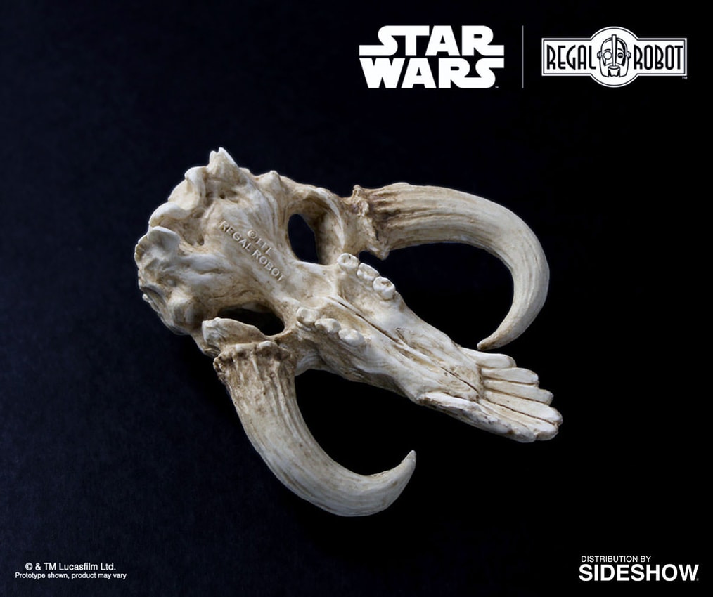 Mandalorian Skull Mini Sculpture- Prototype Shown View 5