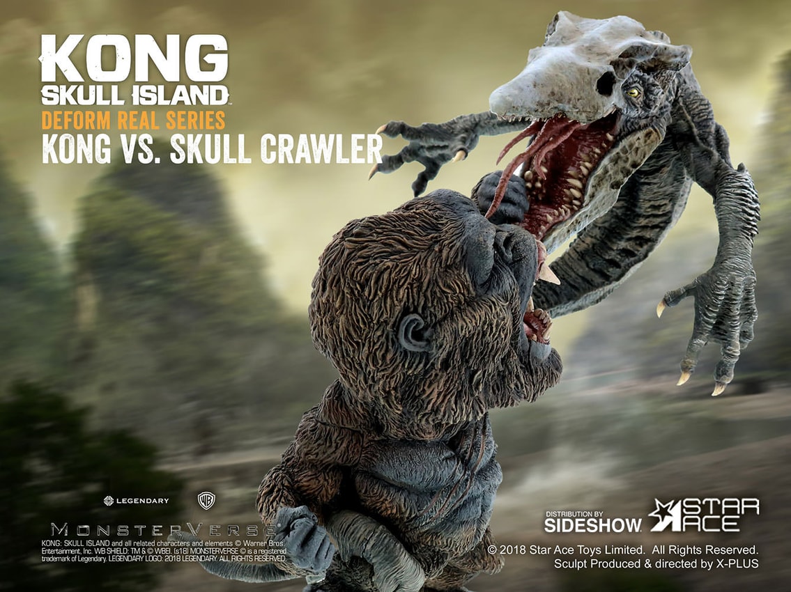 Kong: Skull Island Kong vs Skullcrawler Diorama - Prototype Shown View 1