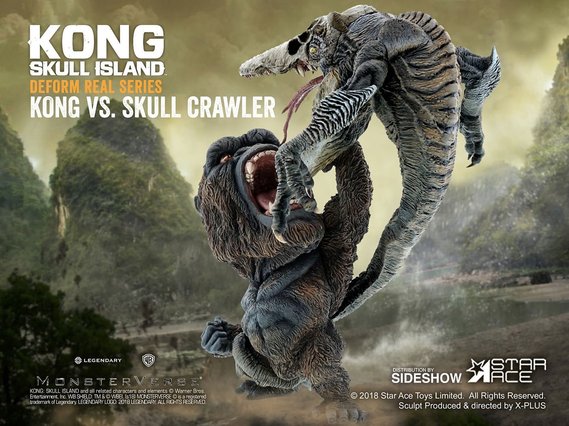 Kong: Skull Island Kong vs Skullcrawler Diorama - Prototype Shown View 3