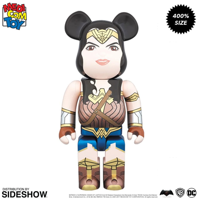 DC Comics Bearbrick Wonder Woman 400 Figure by Medicom Toy