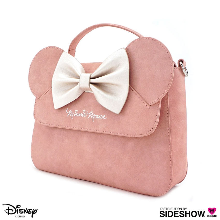 Loungefly x minnie ears & bow pink crossbody bag store