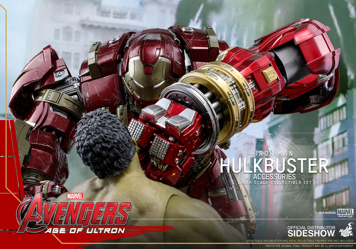 Marvel Hulkbuster Accessories Collectible Set by Hot Toys