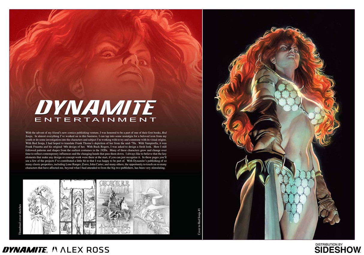 The Dynamite Art of Alex Ross Book | Sideshow Collectibles