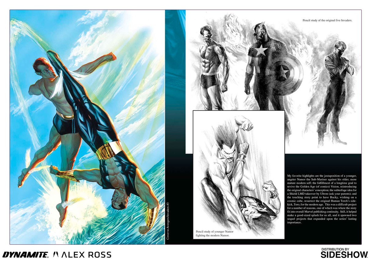 The Dynamite Art of Alex Ross Book | Sideshow Collectibles
