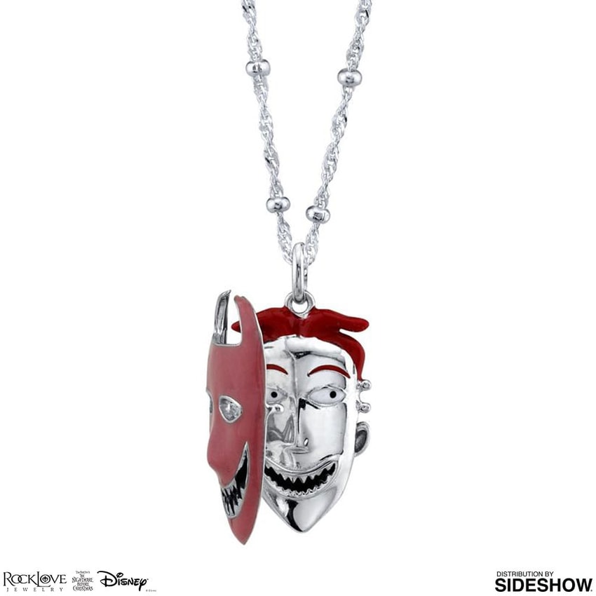 Nightmare Before Christmas Lock Mask Necklace Jewelry - Prototype Shown View 2