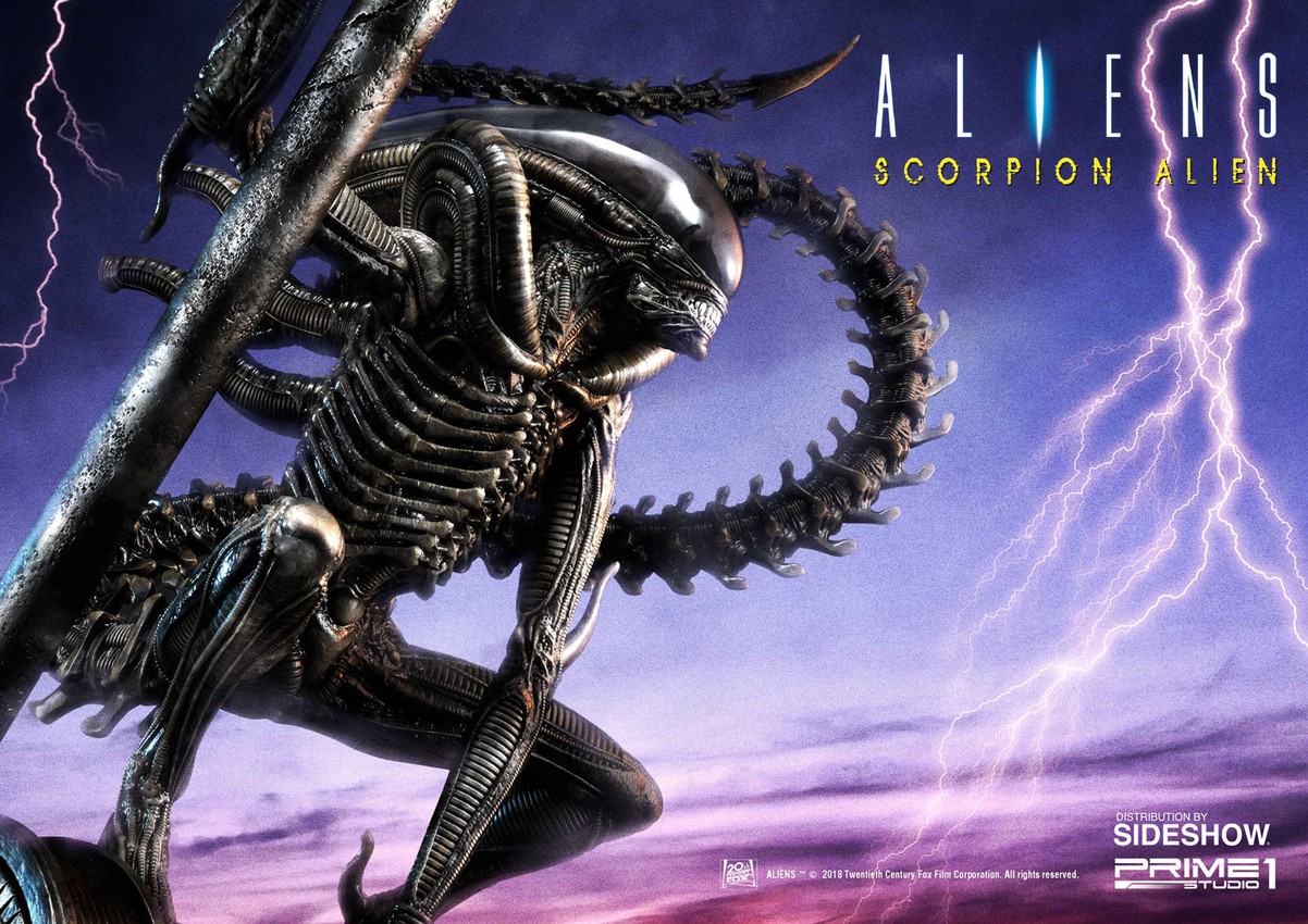 Aliens Scorpion Alien Statues - Prototype Shown View 2
