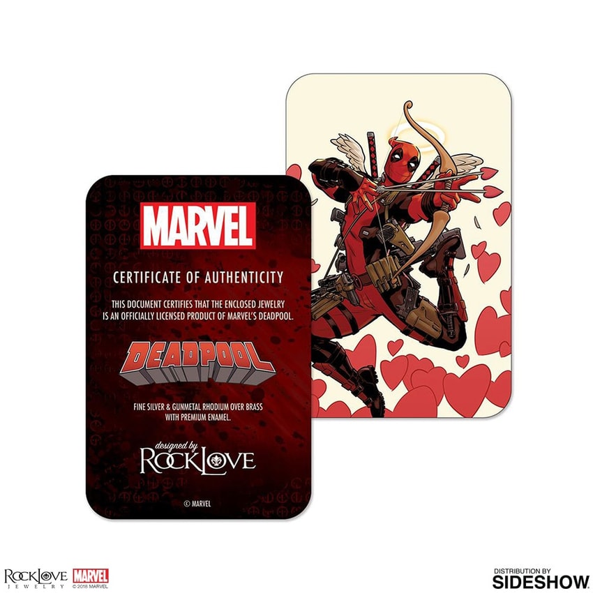 Marvel Deadpool Grenade Necklace Jewelry - Prototype Shown View 2