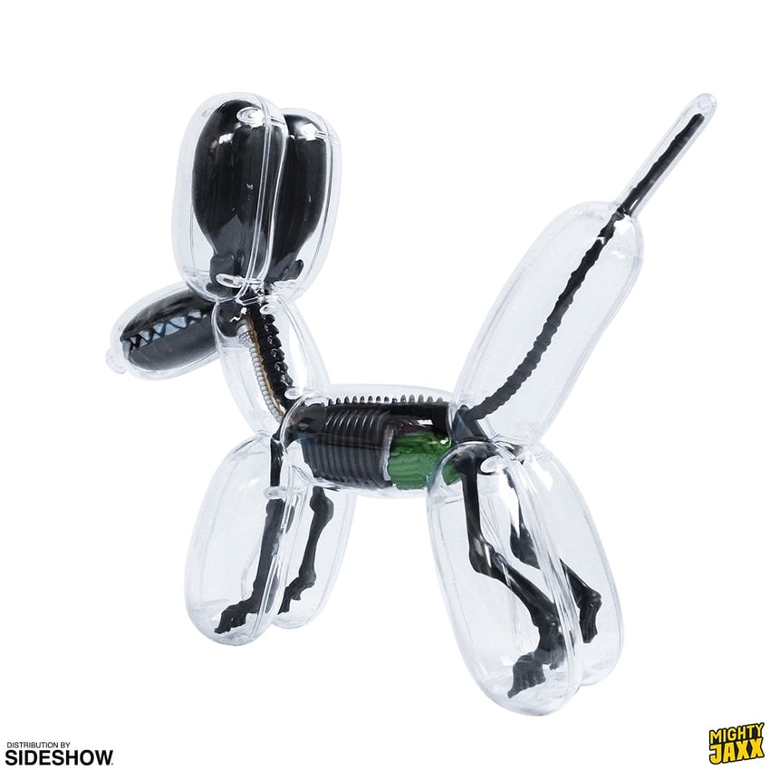 Mighty Jaxx Originals Balloon Dog Anatomy Metallic Black Collectible Figure - Prototype Shown View 4