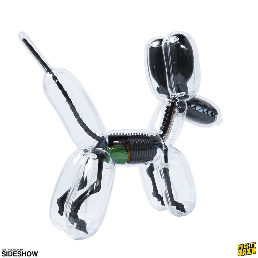 Mighty Jaxx Originals Balloon Dog Anatomy Metallic Black Collectible Figure - Prototype Shown View 6