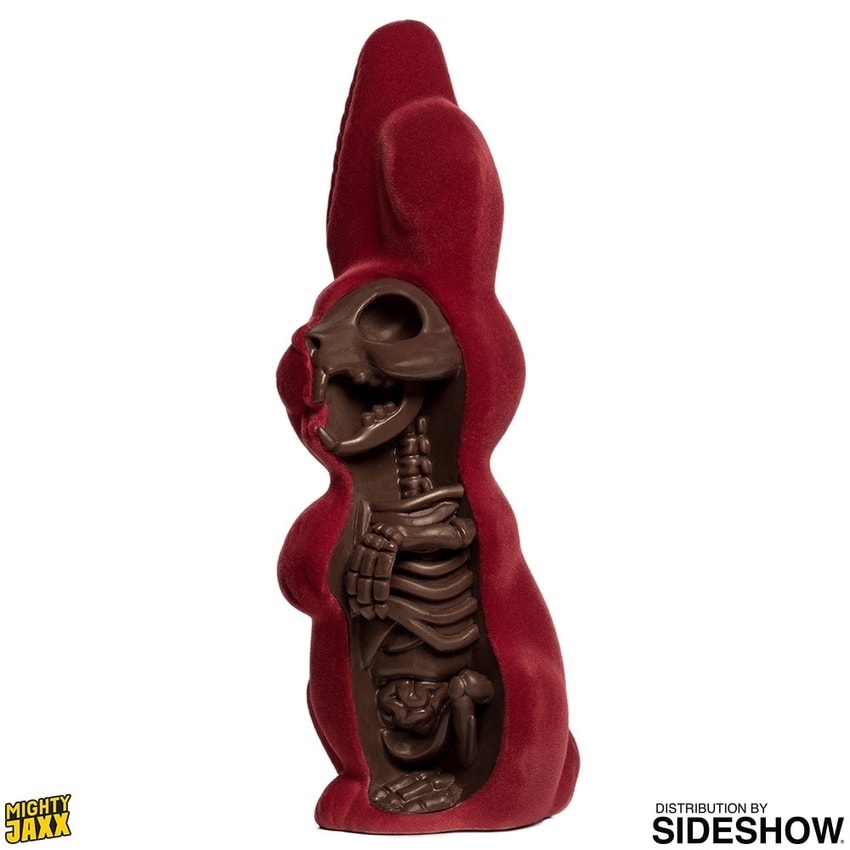 Mighty Jaxx Originals Anatomical Chocolate Easter Bunny Red Velvet