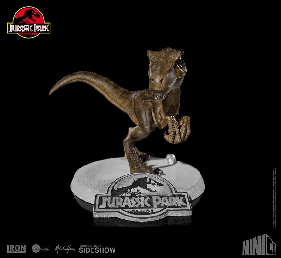 Jurassic Park Velociraptor Mini Co Collectible Figure